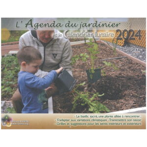 L'Agenda du jardinier et le Calendrier lunaire 2024_recto